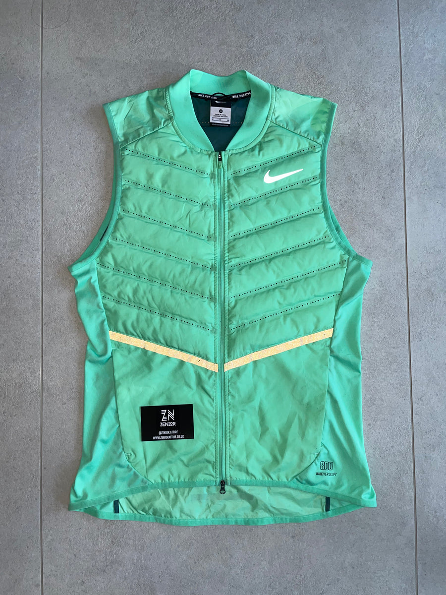 Nike Aeroloft 800 Gilet Light Menta