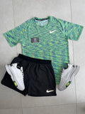 Nike Tech Knit T-Shirt 1.0 - Green Fireworks