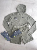 Nike Pro 1/4 Zip Hoodie - Green