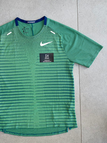 Nike Tech-Knit Future Fast T-Shirt - Lime Green