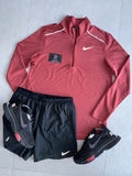 Nike Element Half-Zip 3.0 - Dark Salmon