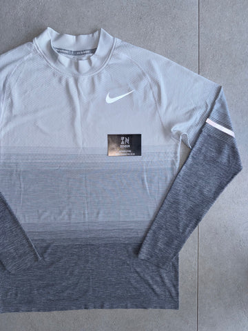 Nike Tech Knit Long-Sleeve 1.0 - White/Wolf Grey Fade