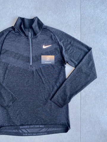 Nike Tech Knit Element Half-Zip 1.0 - Black