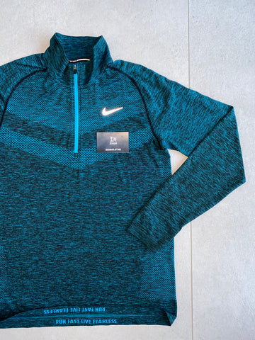 Nike Tech Knit Element Half-Zip 1.0 - Blue Lagoon