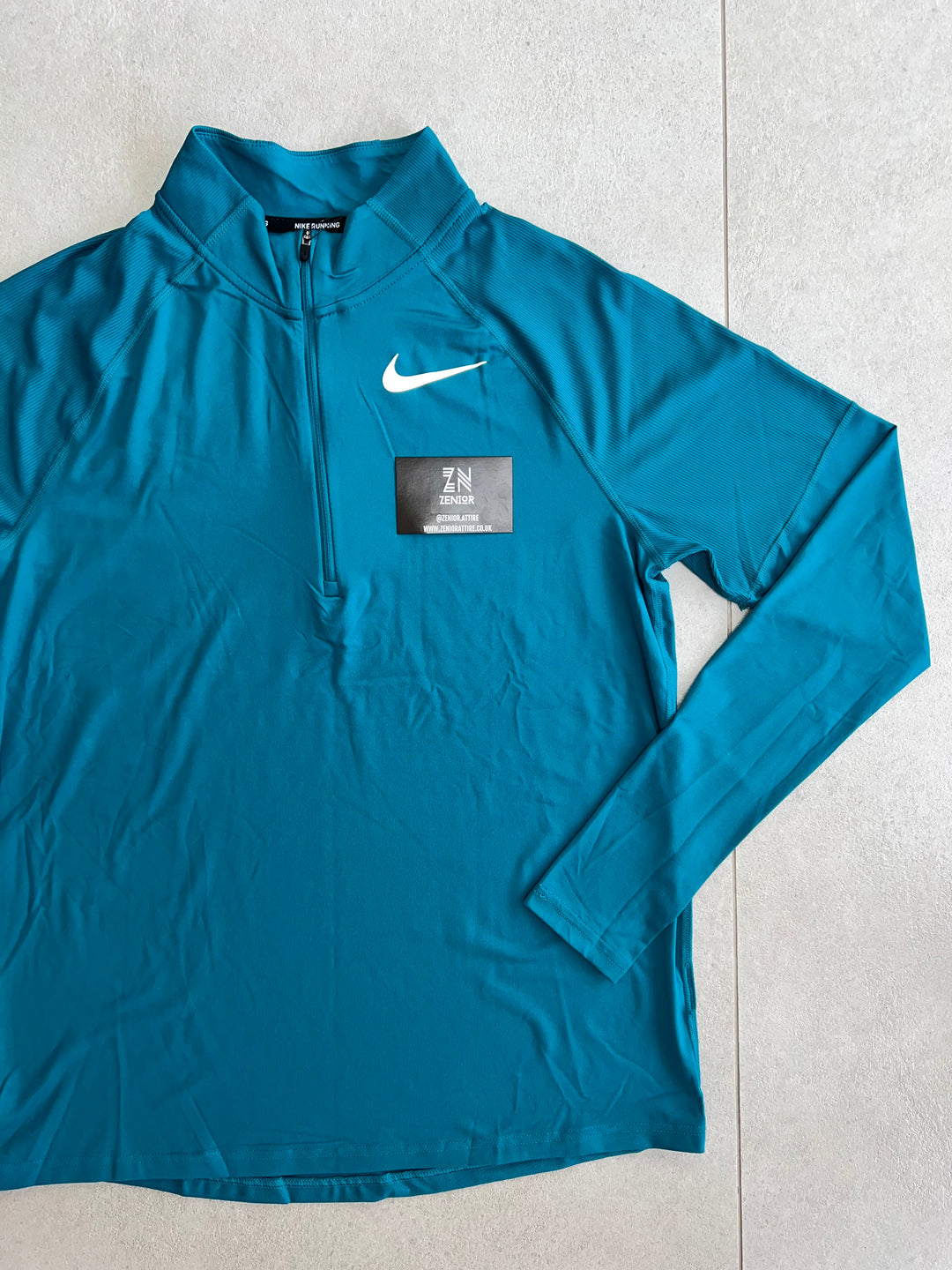 nike element 2.0 half zip blue
