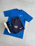 Nike Tech Knit T-Shirt 1.0 - Coral Blue