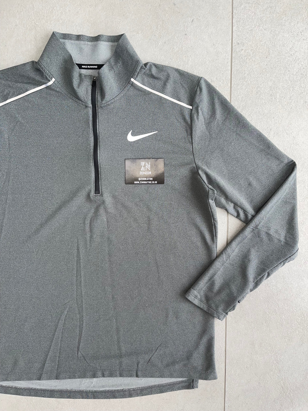 Nike 3.0 half zip grey sale