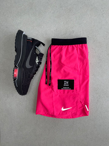 Nike 1.0 Miler and Flex Stride Shorts Set - Hot Pink/Black