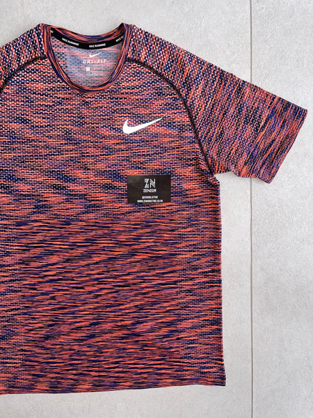 Nike Tech Knit T-Shirt 1.0 - Orange Fireworks – Zenior Attire