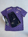 Nike Miler T-Shirt 2.0 - Purple Jacquard